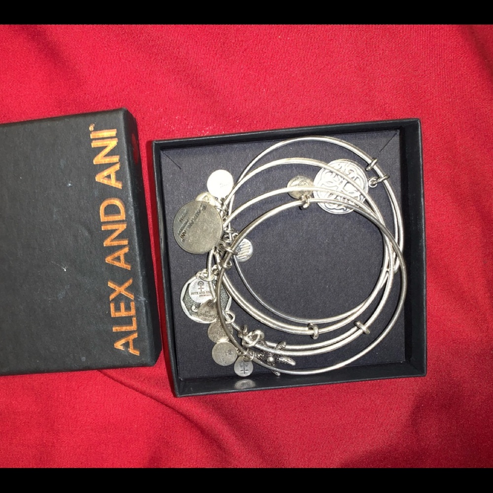 🚫SOLD🚫Alex and Ani Silver Bracelets - Picture 7 of 12